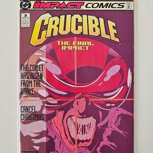 CRUCIBLE #2 Mar 1993 DC Impact Comics The Comet Has Risen From The Grave! VF/NM
